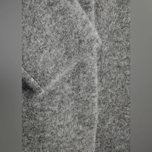 Vince grey Textured Soft Sculpted Car Coat medium - Picture 6 of 16